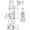 CF50V COUPLING FOOT WITH NRV CF50V